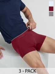 Buy XYXX Pack Of 3 Crux IntelliFresh Mid-Rise Cotton Trunks