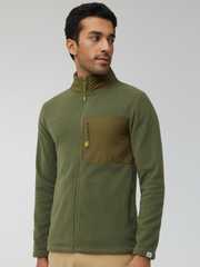【✨希少✨】XLサイズ　Y.T　オリーブグリーン ジャケット Buy XYXX Men Regular Fit Colorblock Olive Green Winter Fleece