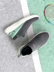 Buy KazarMax Men TechKnit Colourblocked Slip On Sneakers - Casual