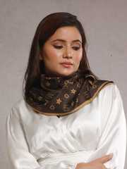 トップス YOSHUYUKI Silk Scarf Patterned Satin Top Buy CrossKulture Printed Satin Scarf - Scarves for Women 29761762