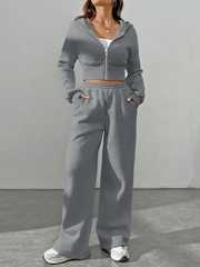volume sleeve bustier docking sweat グレー Buy Stylecast X Slyck Zip Up Hooded Cropped Sweatshirt With