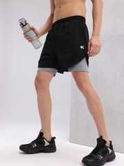 Buy HRX by Hrithik Roshan Men Rapid-Dry Running Shorts with Inner