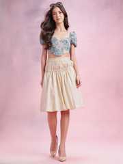 Buy DressBerry Toggle Fastening Ruched Balloon Skirt - Skirts for