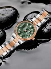 Buy GIORDANO Men Printed Dial & Stainless Steel Straps Analogue