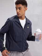 【ANLEM】 RETRO HOOK COTTON JACKET Buy HRX by Hrithik Roshan Toggle Hem Running Jacket - Jackets for
