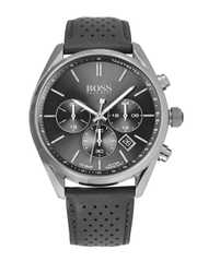 Buy Hugo Boss Men Brown & Black Chronograph Leather Watch 1513815