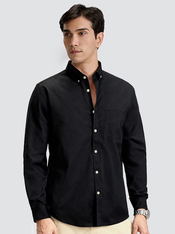 Kingdom of White Oxford Button-Down Shirt