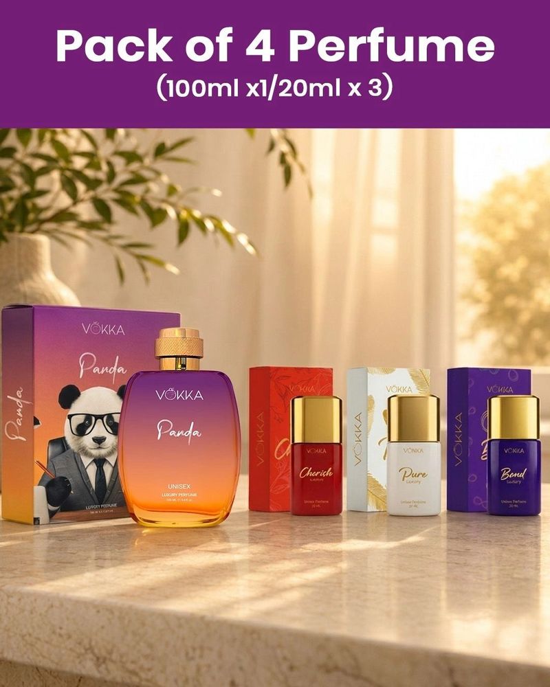 4Pc Pure & Panda EDP