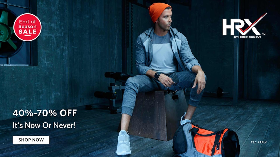 Myntra End Of Season Sale | HRX Products